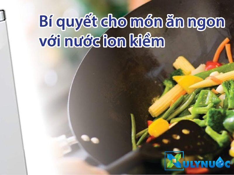 Các món ăn có thể nấu từ nước Ion kiềm