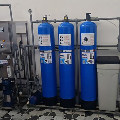 Hệ thống lọc RO công nghiệp 250l/h sản xuất nước giặt tẩy