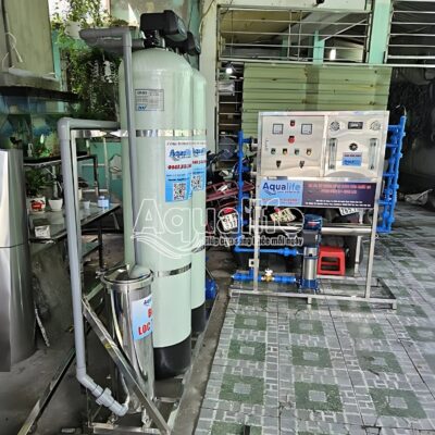 Hệ thống lọc nước RO + UF tự động 1000 l/h cho khách sạn, nhà hàng hoặc trường học nhà xưởng