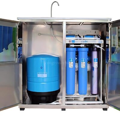 Máy lọc nước RO bán công nghiệp 30l/h - Vỏ tủ thép