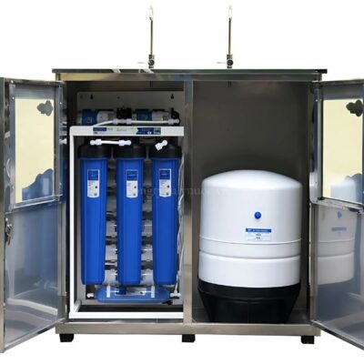 Máy lọc nước bán công nghiệp 30l/h vỏ tủ Inox