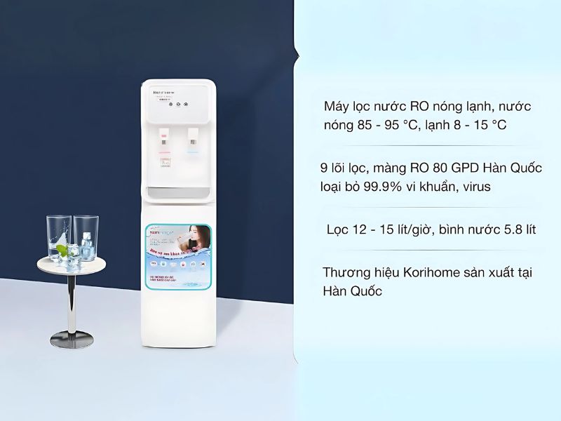 Máy lọc nước uống gia đình trực tiếp RO Korihome